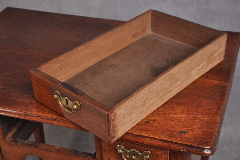 18th Century Red Walnut Lowboy  View VII