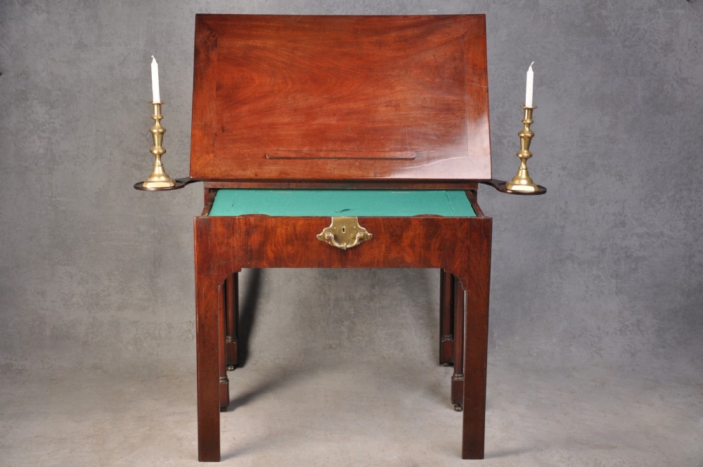 Fine 18th Century Mahogany Architect's Table View II