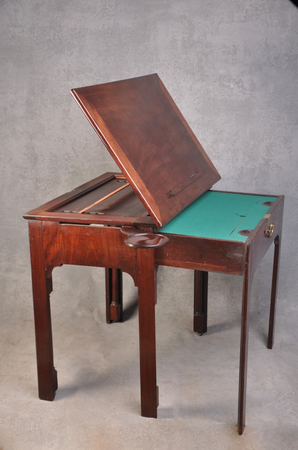 Fine 18th Century Mahogany Architect's Table View XII