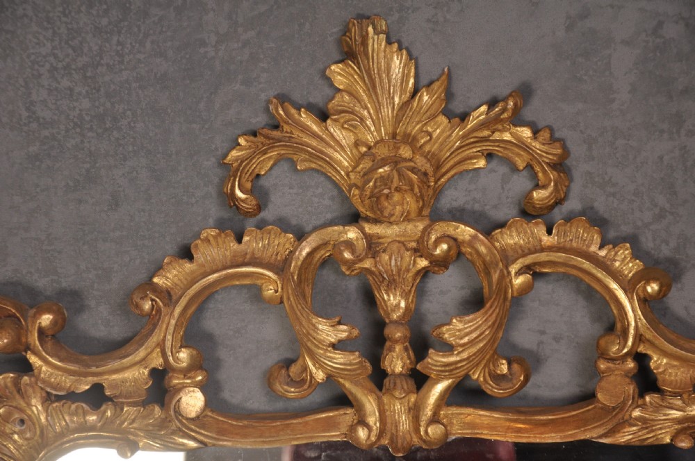 Chippendale Style Gilt Wood Mirror View II