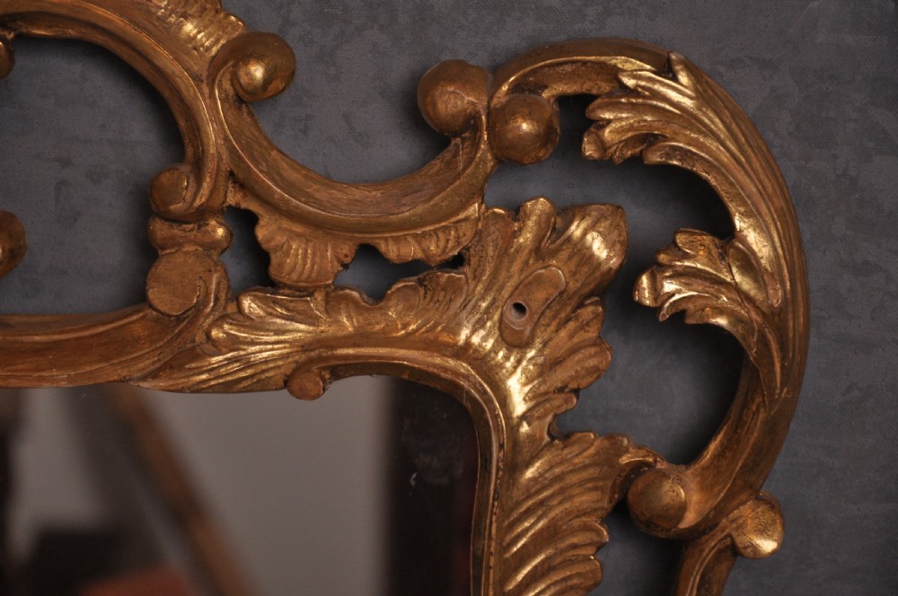 Chippendale Style Gilt Wood Mirror View IV