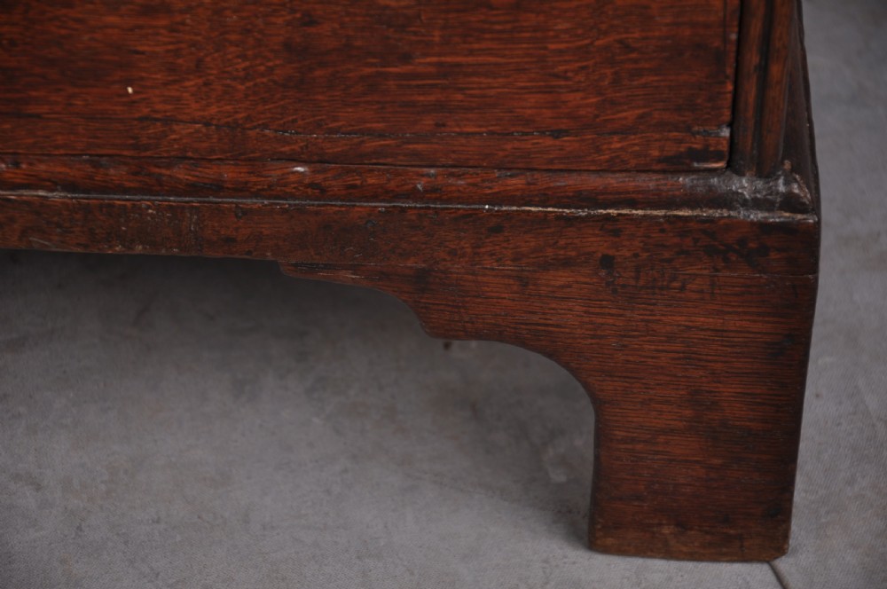 Small Early 18th Century Oak Bureau View IV