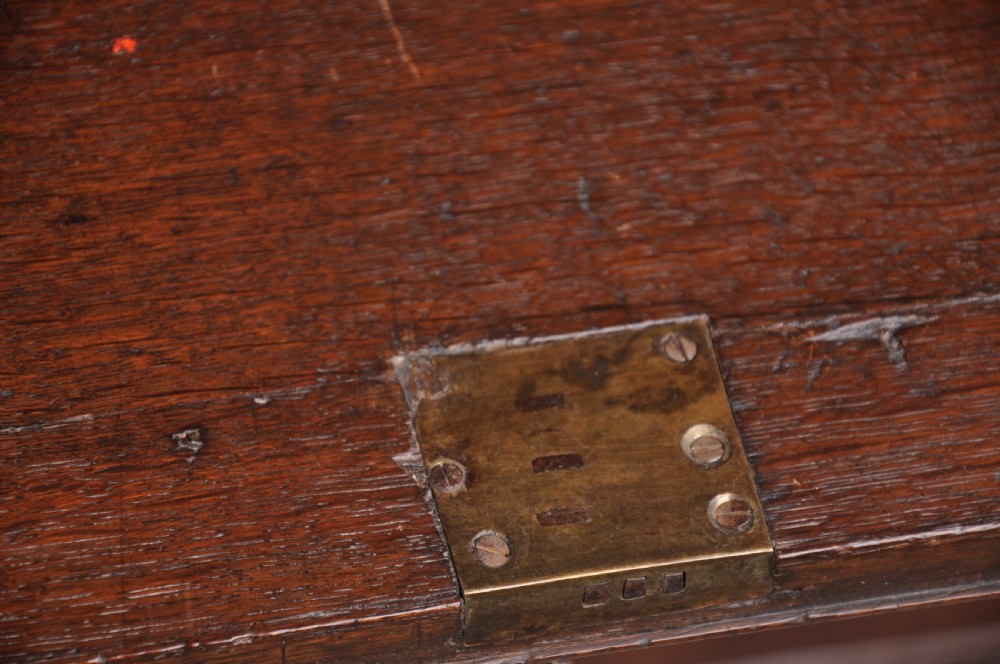 Small Early 18th Century Oak Bureau View IX