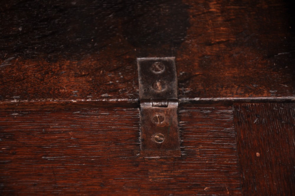 Small Early 18th Century Oak Bureau View X