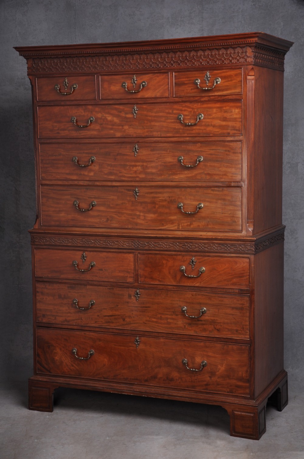 18th Century Mahogany Tallboy