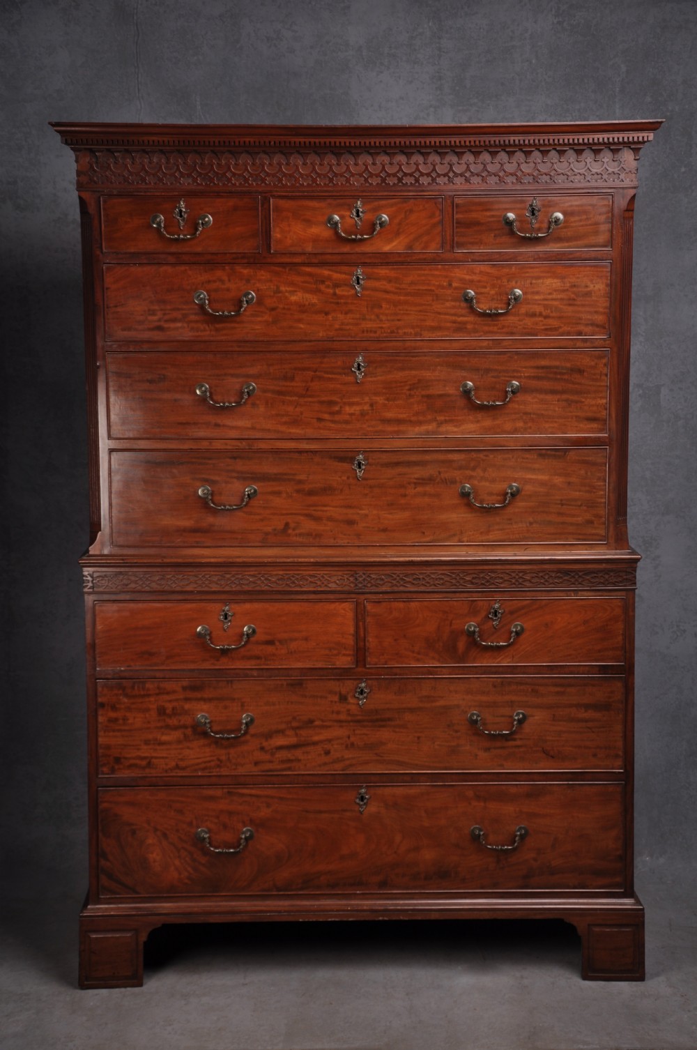 18th Century Mahogany Tallboy View XII