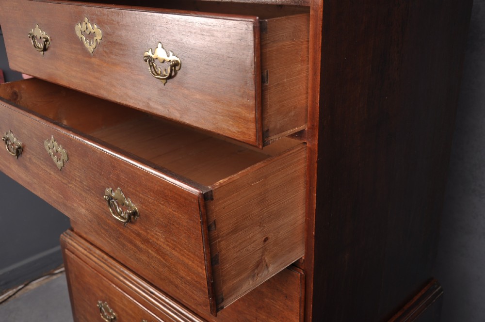 18th Century George II Red Walnut Chest On Stand View IV