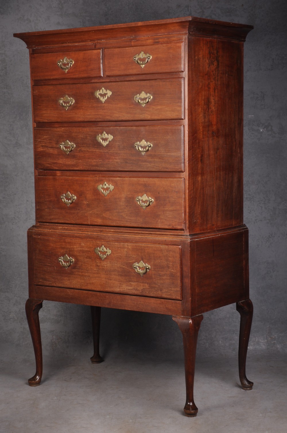 18th Century George II Red Walnut Chest On Stand View VIII