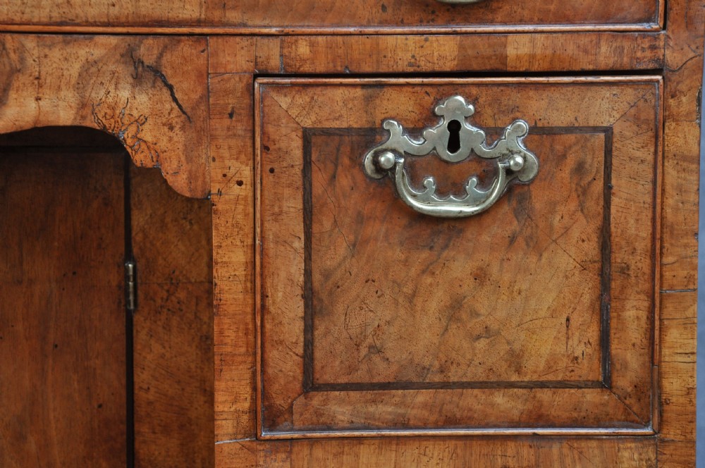 George II Walnut Kneehole Desk View III