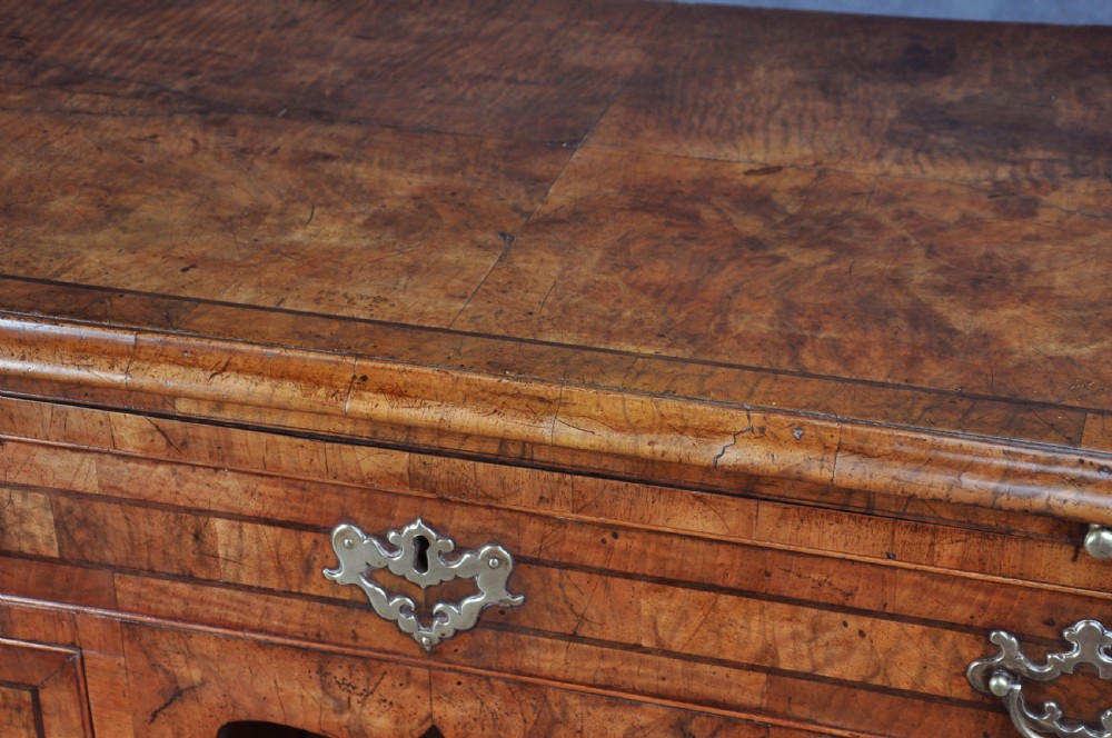 George II Walnut Kneehole Desk View IX