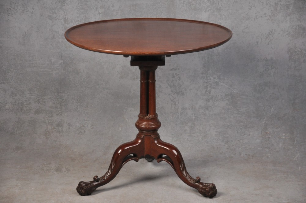 18th Century Mahogany Tripod Table