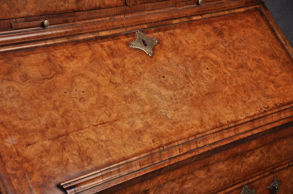 17th Century Burr Walnut Bureau Cabinet  View III