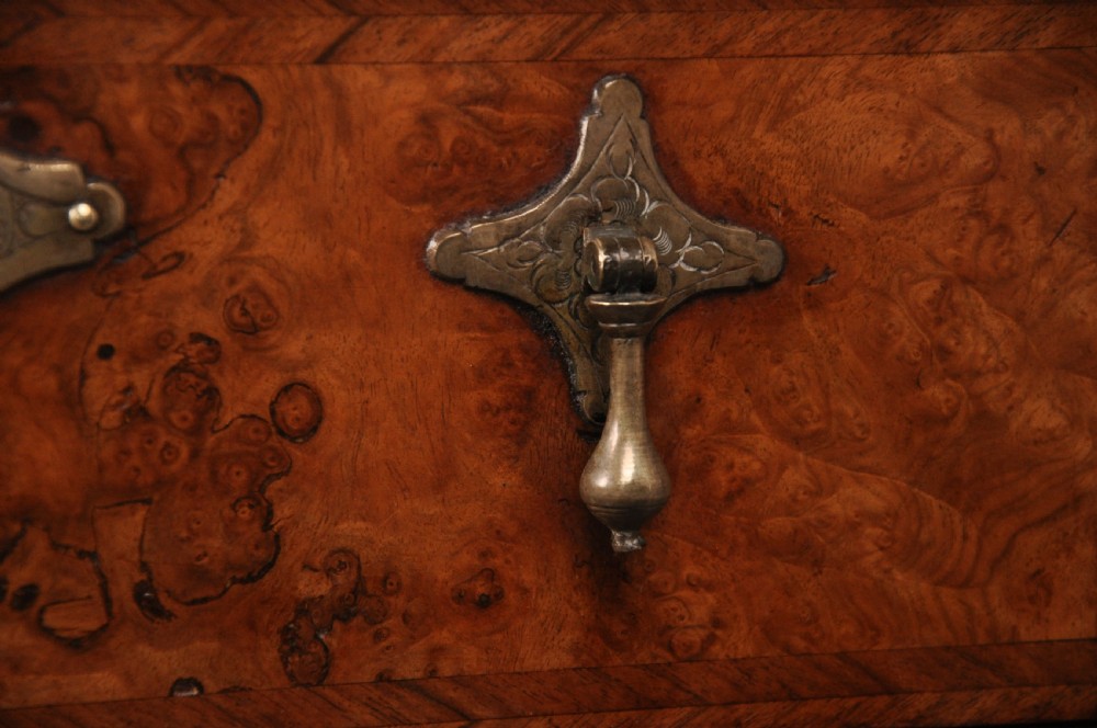 17th Century Burr Walnut Bureau Cabinet  View V