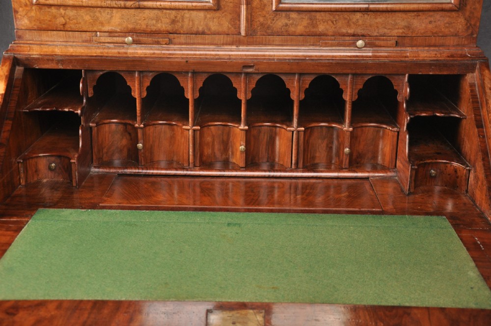 17th Century Burr Walnut Bureau Cabinet  View VII