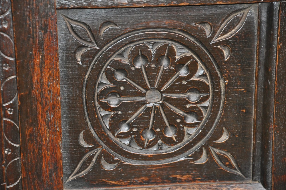 Small 17th Century Panelled Oak Coffer View VI