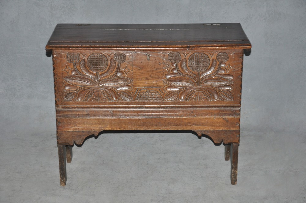 Small 17th Century Plank Coffer