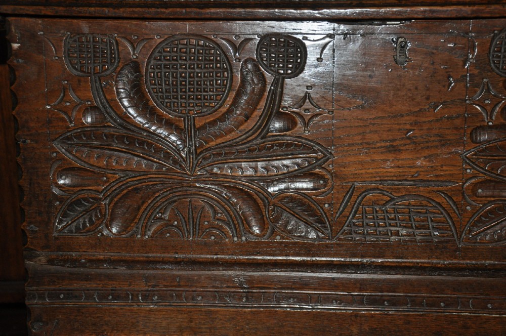 Small 17th Century Plank Coffer View IX