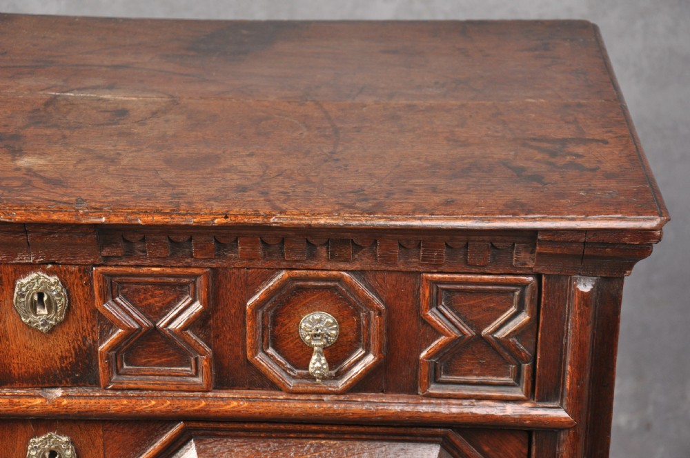 17th Century Geometric Chest Of Drawers View II