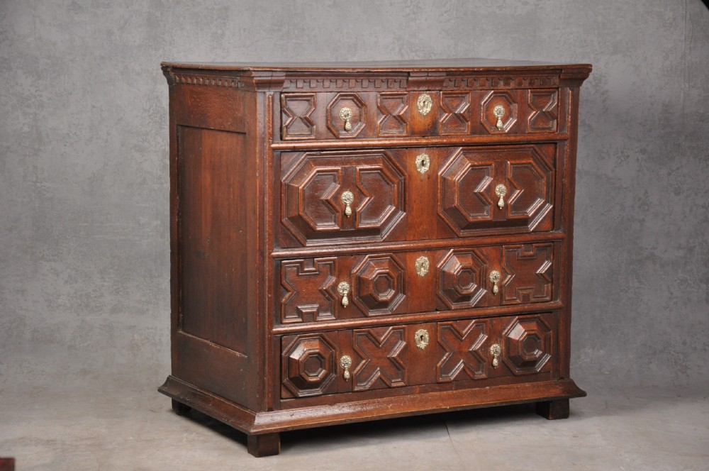 17th Century Geometric Chest Of Drawers View XI
