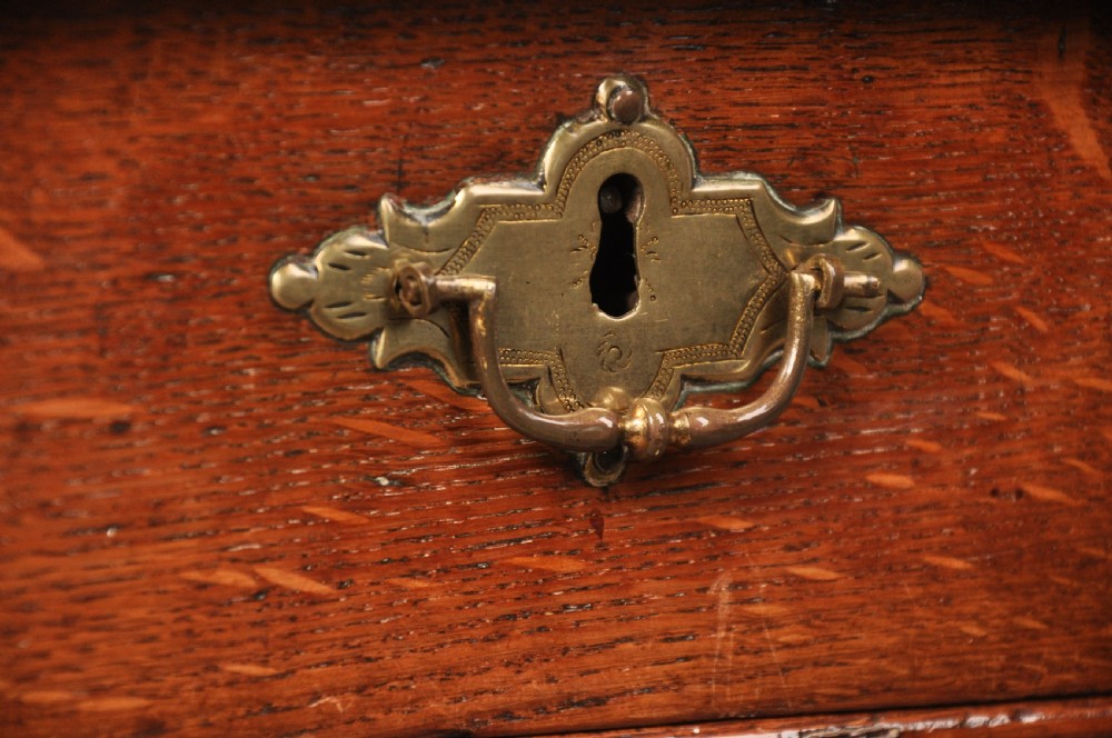 18th Century Queen Anne Oak Bureau  View II