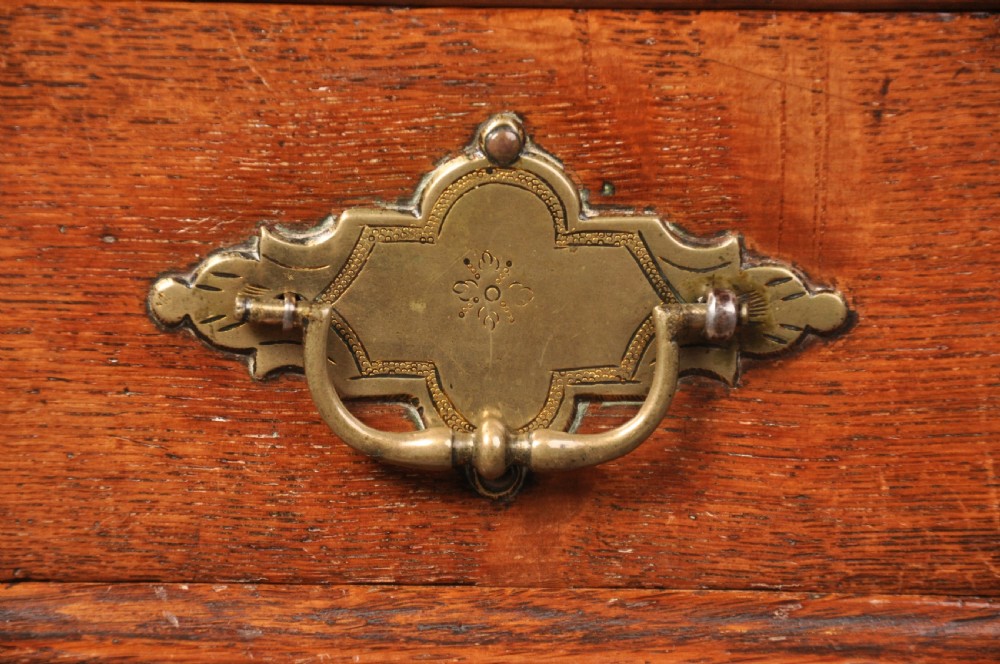 18th Century Queen Anne Oak Bureau  View III