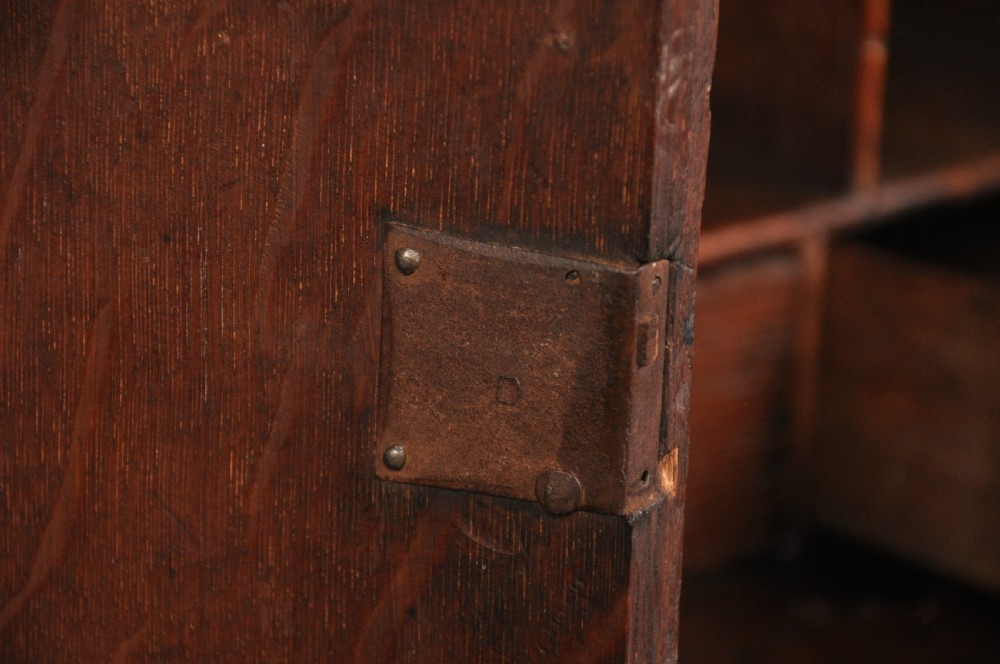 18th Century Queen Anne Oak Bureau  View XI
