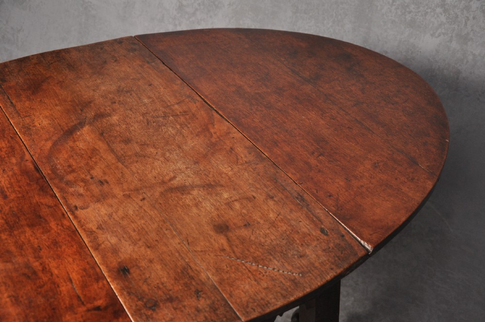 Rare Small 17th Century Walnut Gateleg Table View IV