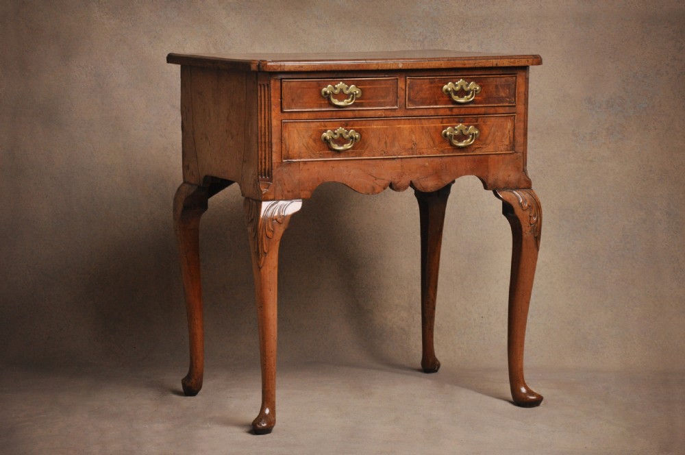 Small 18th Century Walnut Lowboy  View II