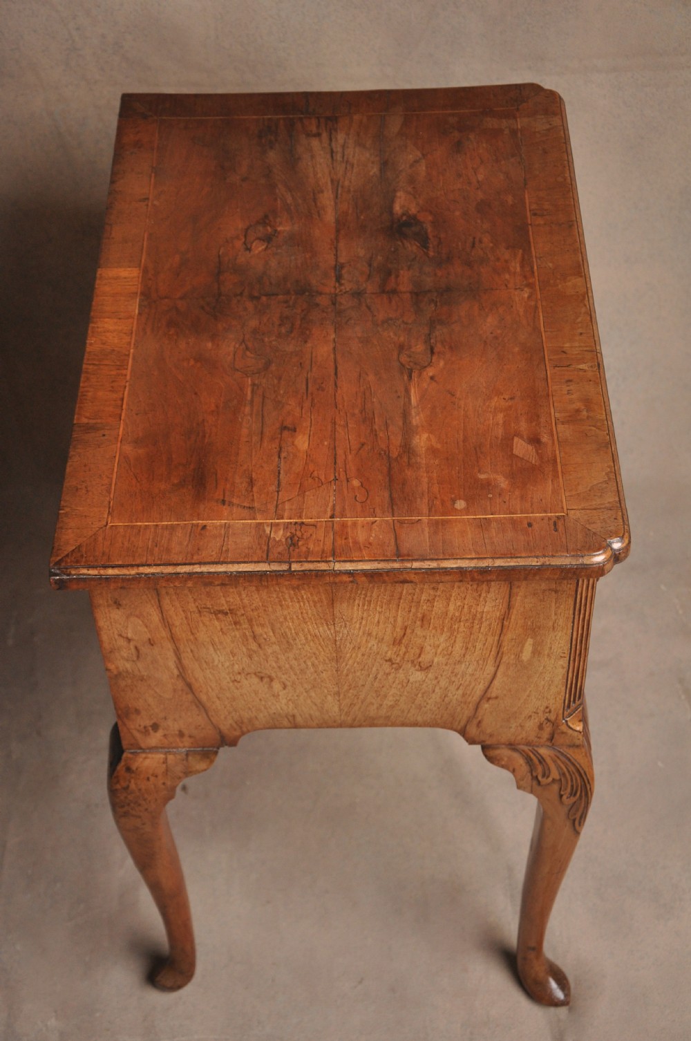 Small 18th Century Walnut Lowboy  View V