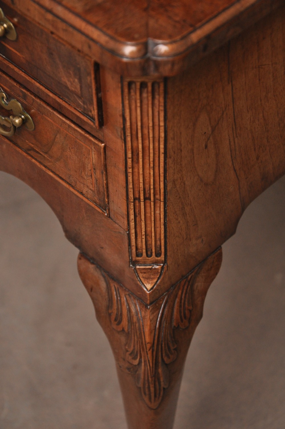 Small 18th Century Walnut Lowboy  View XIII