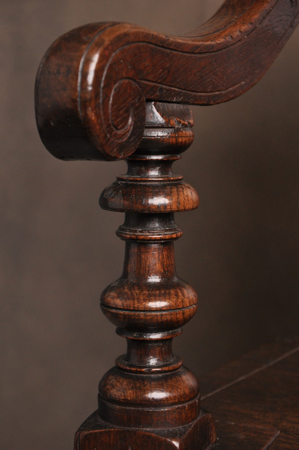 17th Century Oak Wainscot Chair View III
