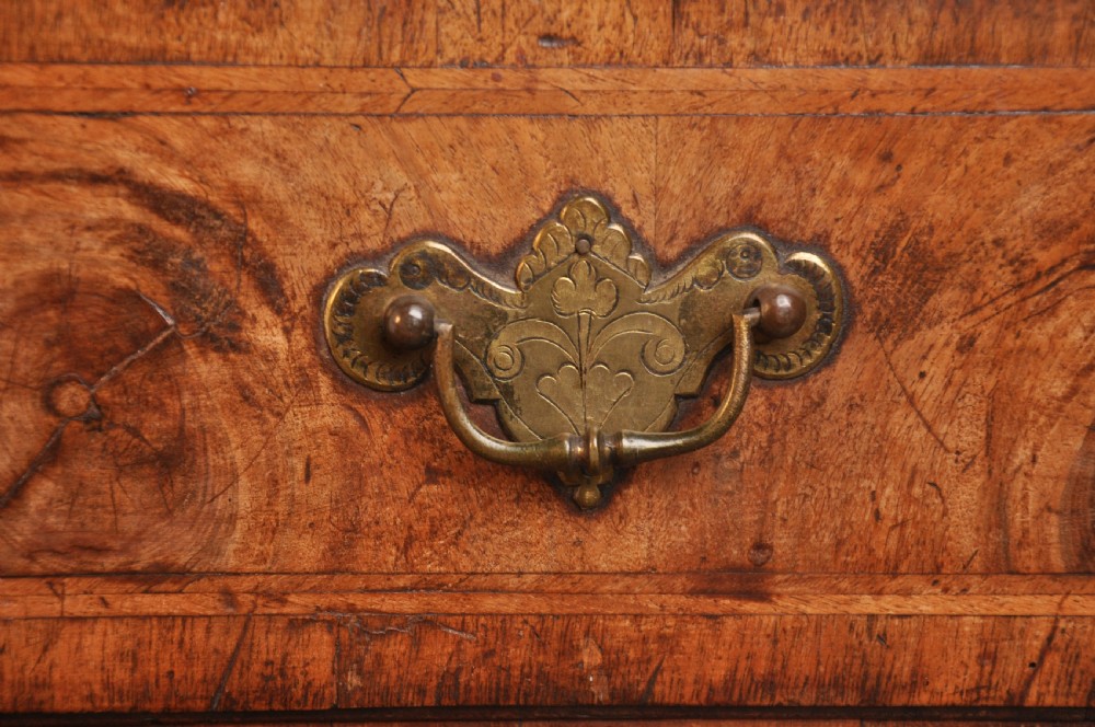 18th Century Walnut Secretaire Chest of Drawers View IV