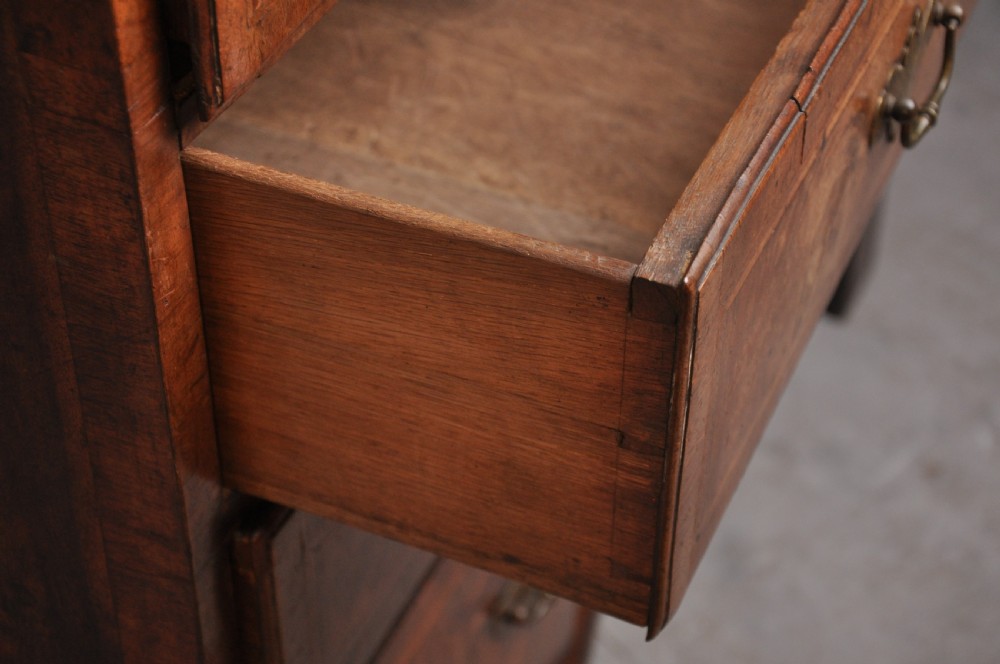 18th Century Walnut Secretaire Chest of Drawers View VI