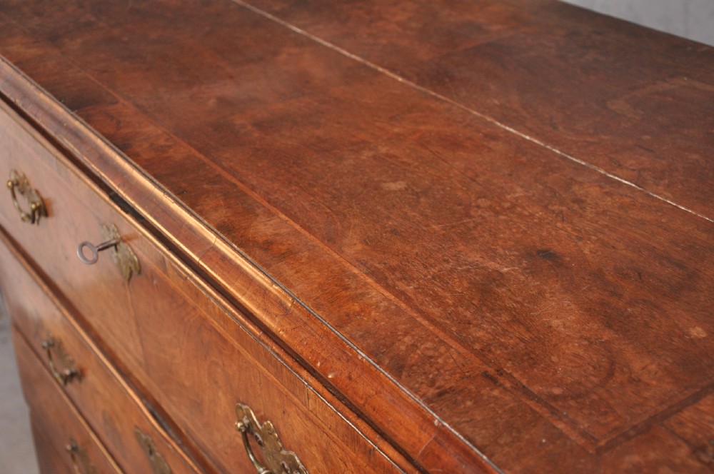 18th Century Walnut Secretaire Chest of Drawers View X