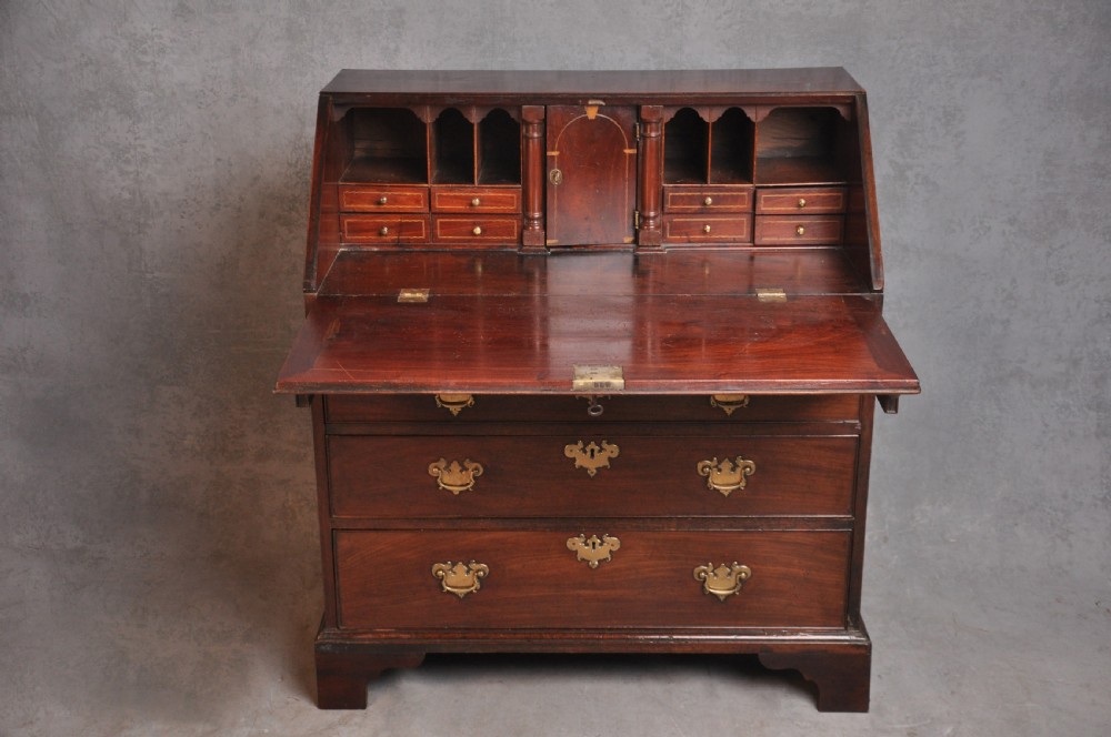Fine 18th Century Mahogany Bureau View III