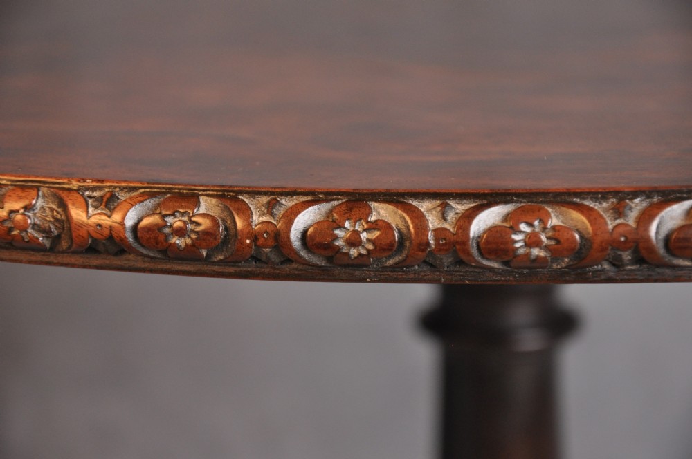 Fine 18th Century Mahogany Tripod Table View VIII