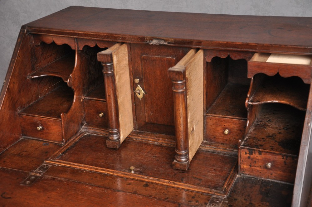 Small Early 18th Century Oak Bureau View V
