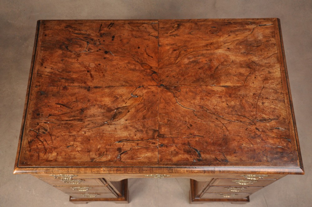 Early 18th Century Walnut Kneehole Desk View II