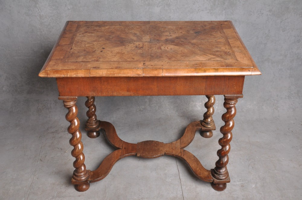 17th Century Walnut Side Table View IX