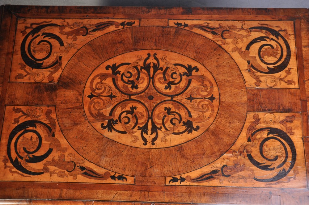 17th Century English Walnut and Marquetry Chest Of Drawers View II