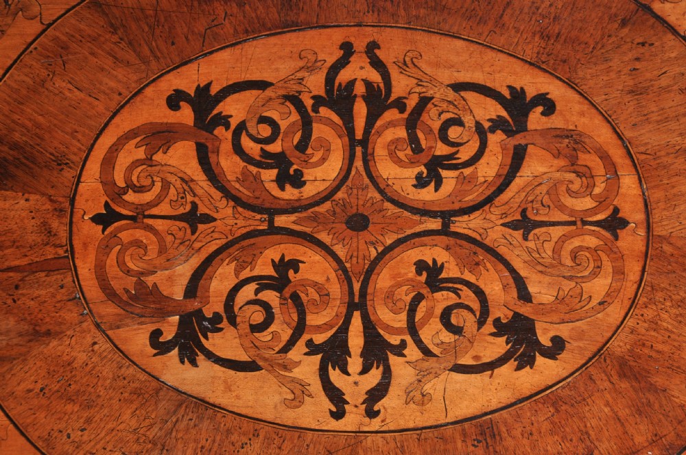 17th Century English Walnut and Marquetry Chest Of Drawers View VII