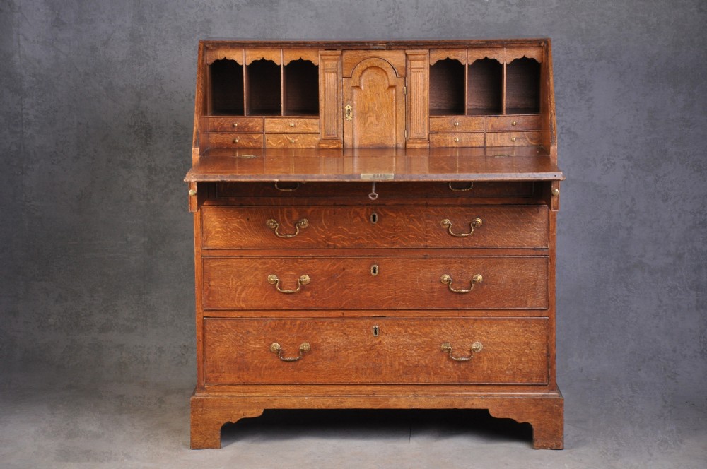 18th Century Oak Bureau  View II