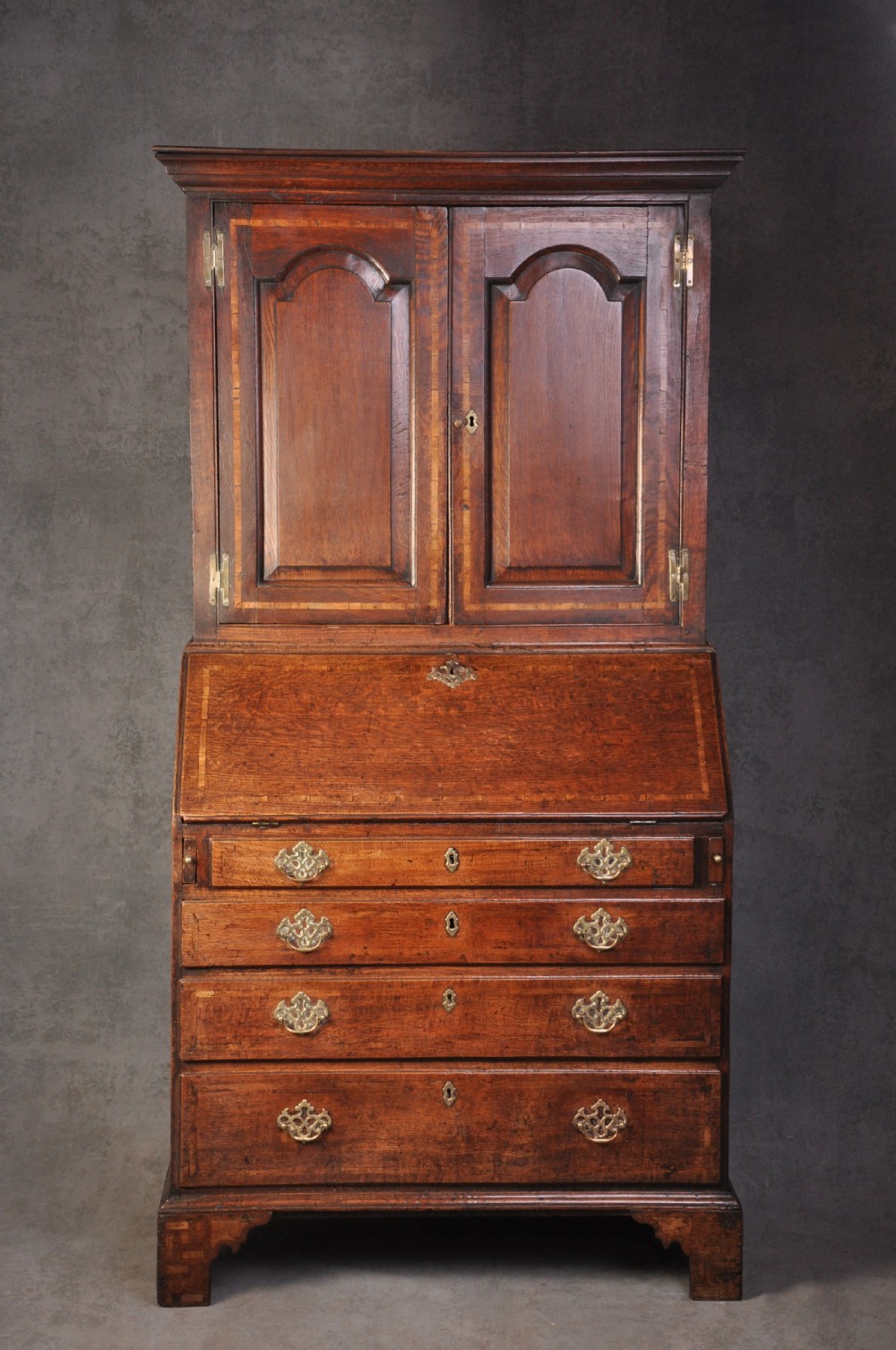 18th Century Oak Bureau Bookcase