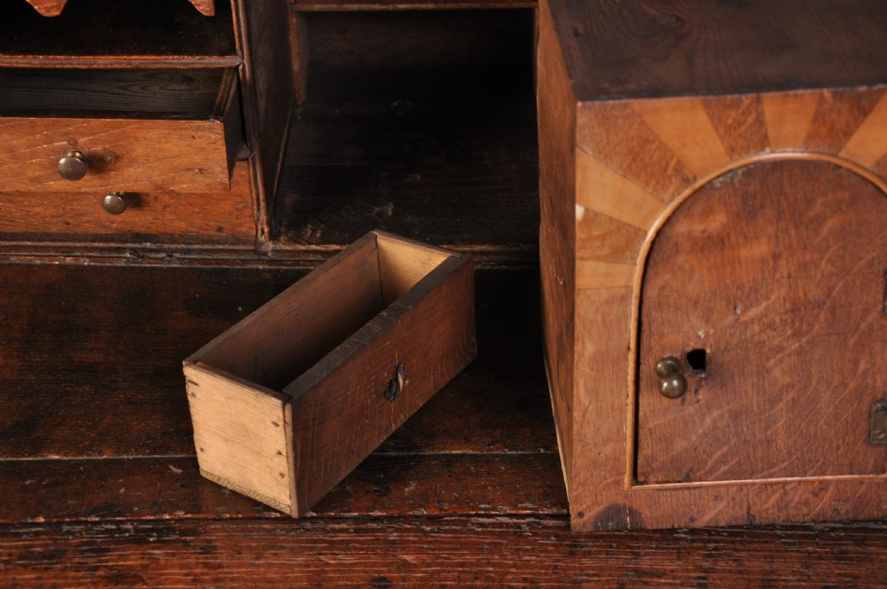 18th Century Oak Bureau Bookcase View IV