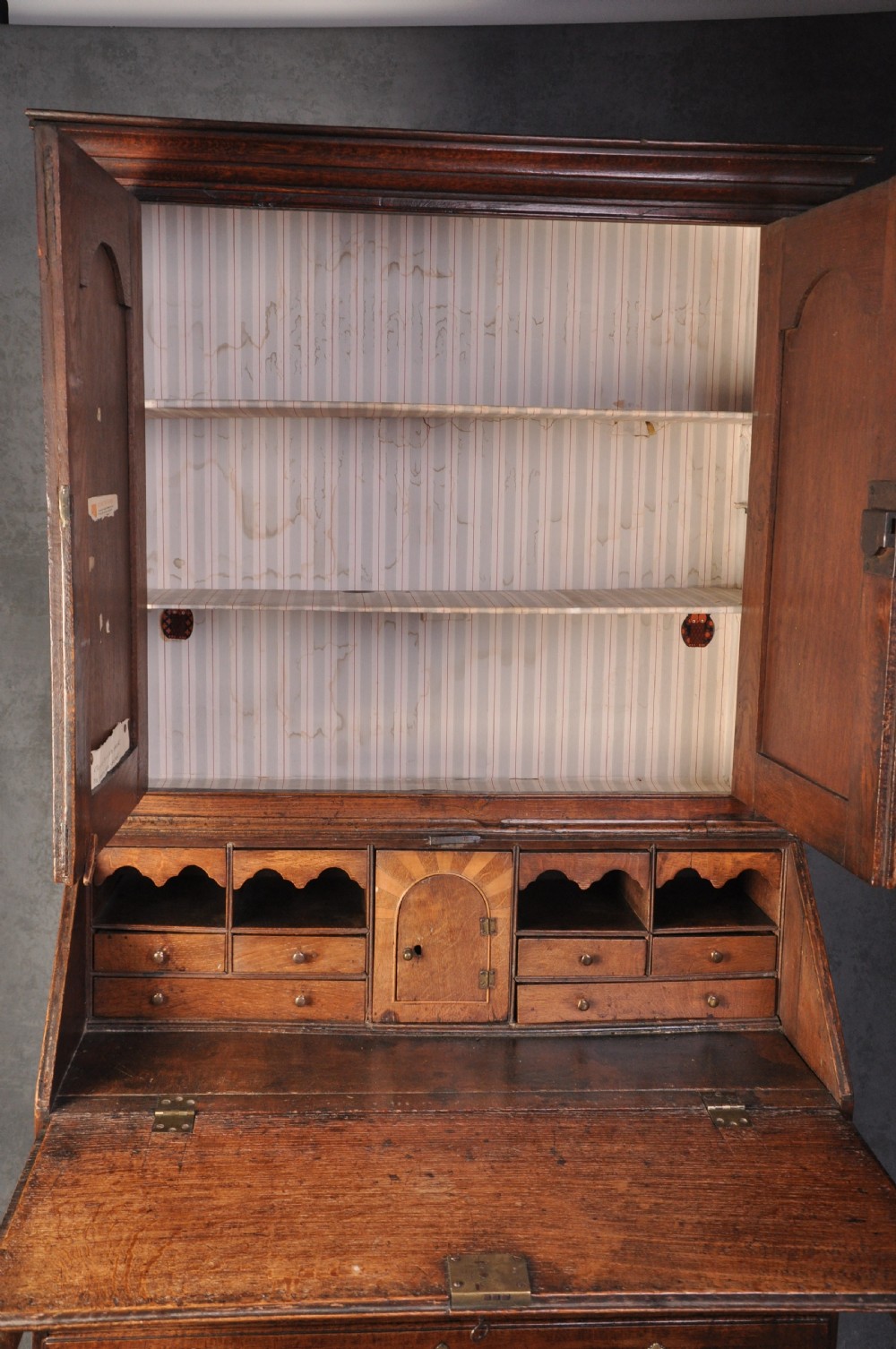 18th Century Oak Bureau Bookcase View VII