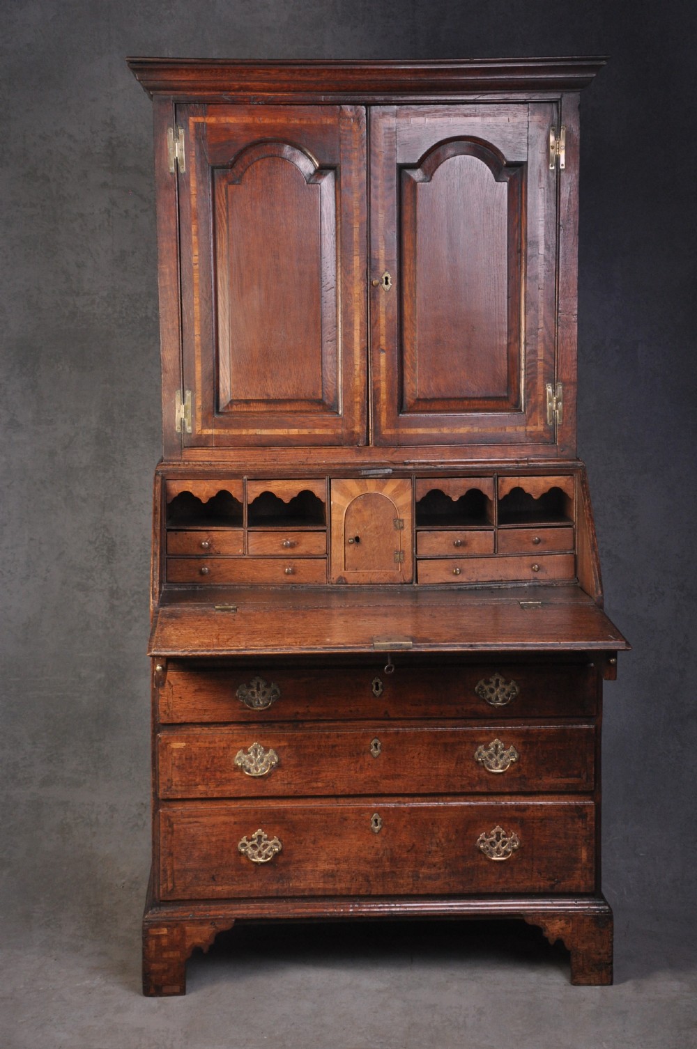 18th Century Oak Bureau Bookcase View XIV