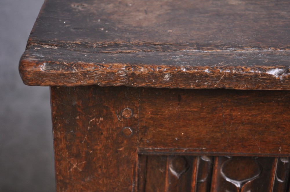  16th Century Oak Coffer View V