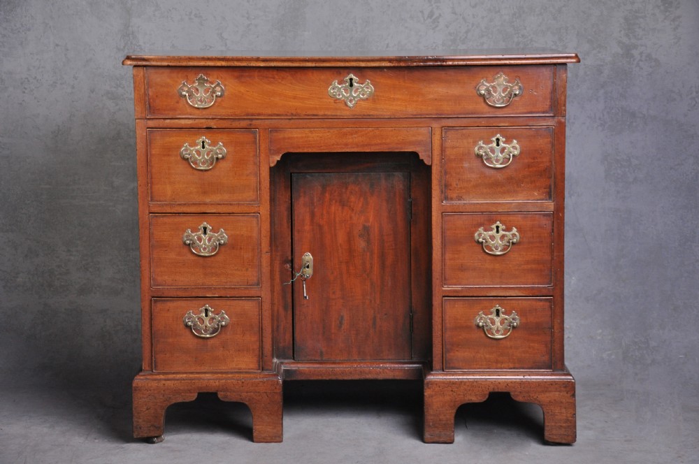 18th Century Mahogany Kneehole Dressing Chest