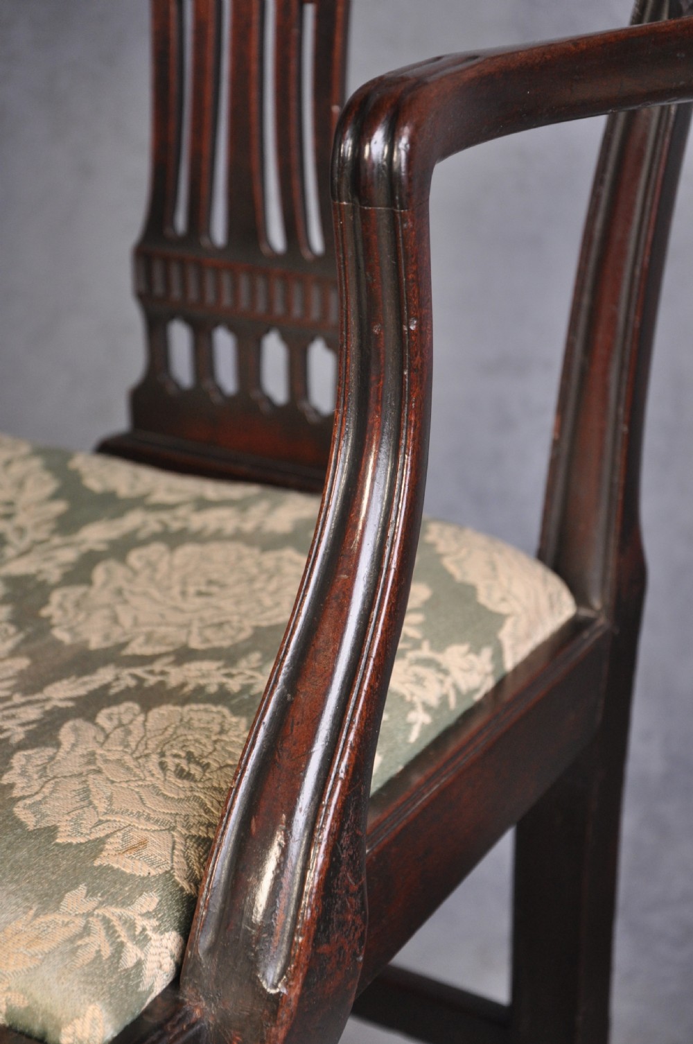 Pair Of 18th Century Mahogany Hepplewhite Armchairs View IV