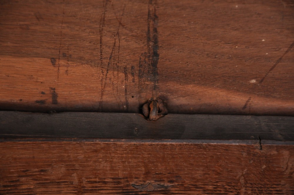 Rare 17th Century Oak Coffer View VI